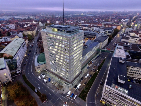 Sanierung des Hochhauses am Plärrer, Nürnberg
