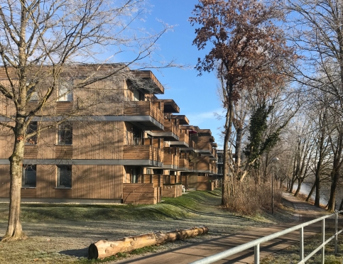 Wohnanlage Holz-Hybridbauweise, Landshut