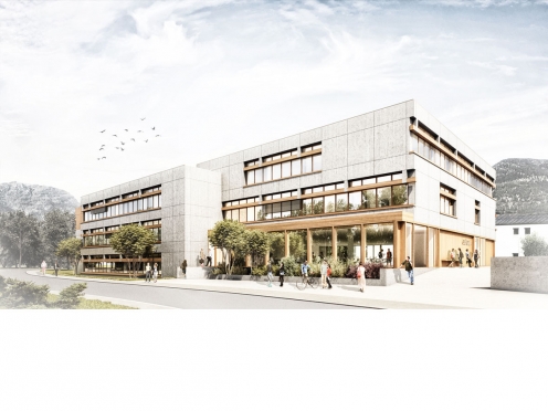 Berufsschulzentrum, Garmisch-Partenkirchen, 1.Preis