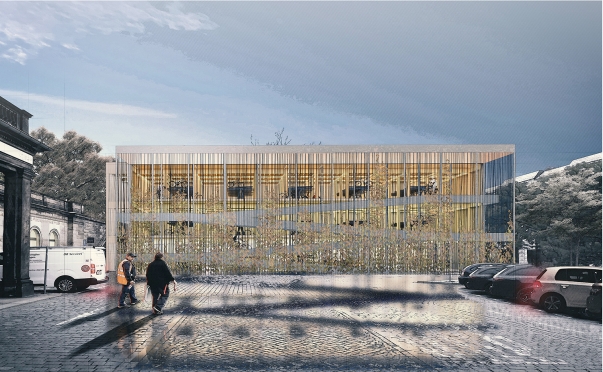 Fahrradparkhaus, Dresden