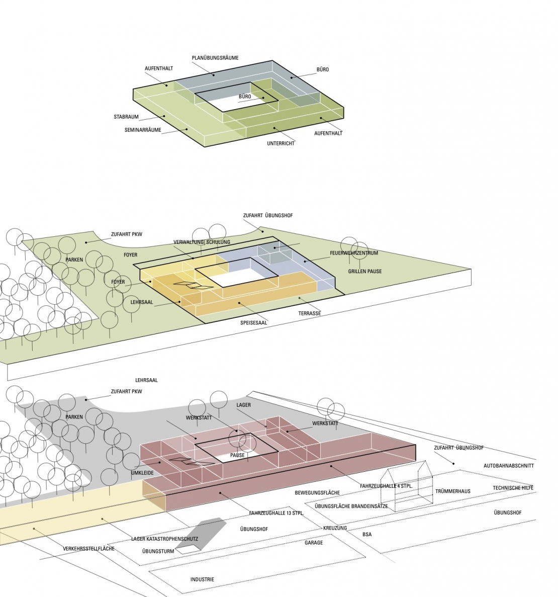 Neubau Landesfeuerwehr- und Katastrophenschutzschule, Homburg
